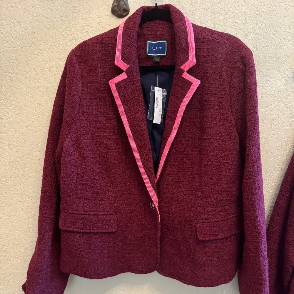 NWT J Crew Schoolboy Blazer - size 20